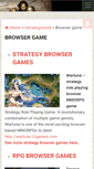 Mobile Screenshot of gamesbrowsers.com