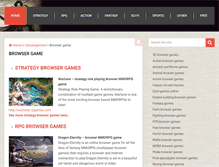 Tablet Screenshot of gamesbrowsers.com